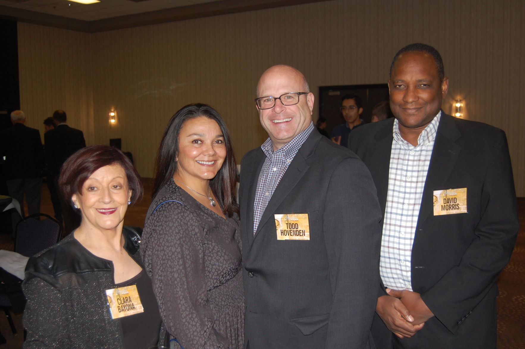 Clara Bayona, Claudia Hovenden, Todd Hovenden, David Morris